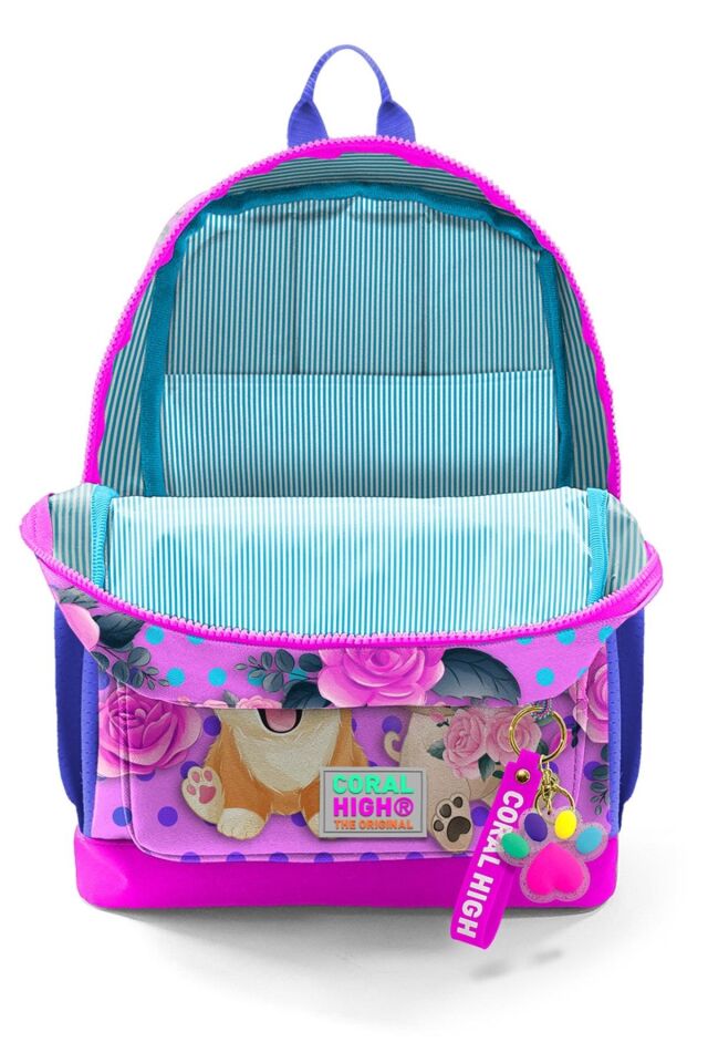 Kids Pembe Köpek Desenli Okul Sırt Çantası 23750 Pembe