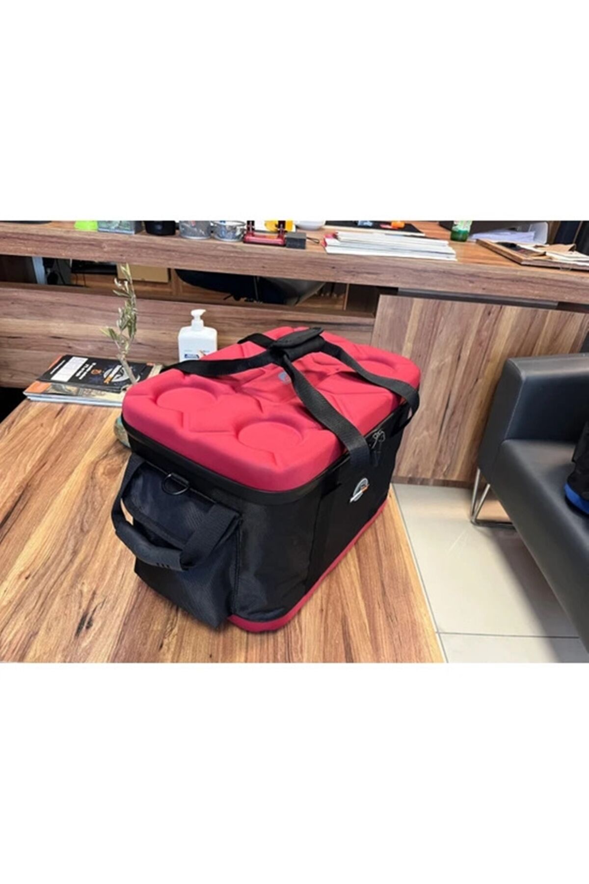 Thermobag 19 Litre Termal Soğutucu Çanta [Dijital Derece Göstergeli] Bordo Bordo
