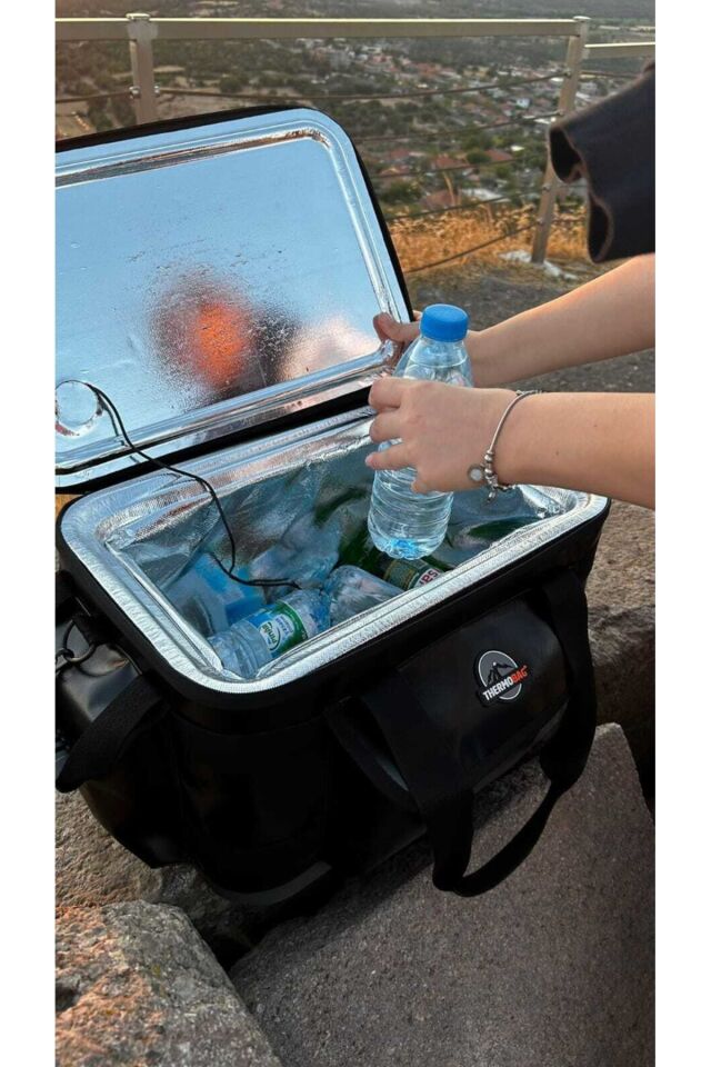 Thermobag 19 Litre Termal Soğutucu Çanta [Dijital Derece Göstergeli] Gold Gold