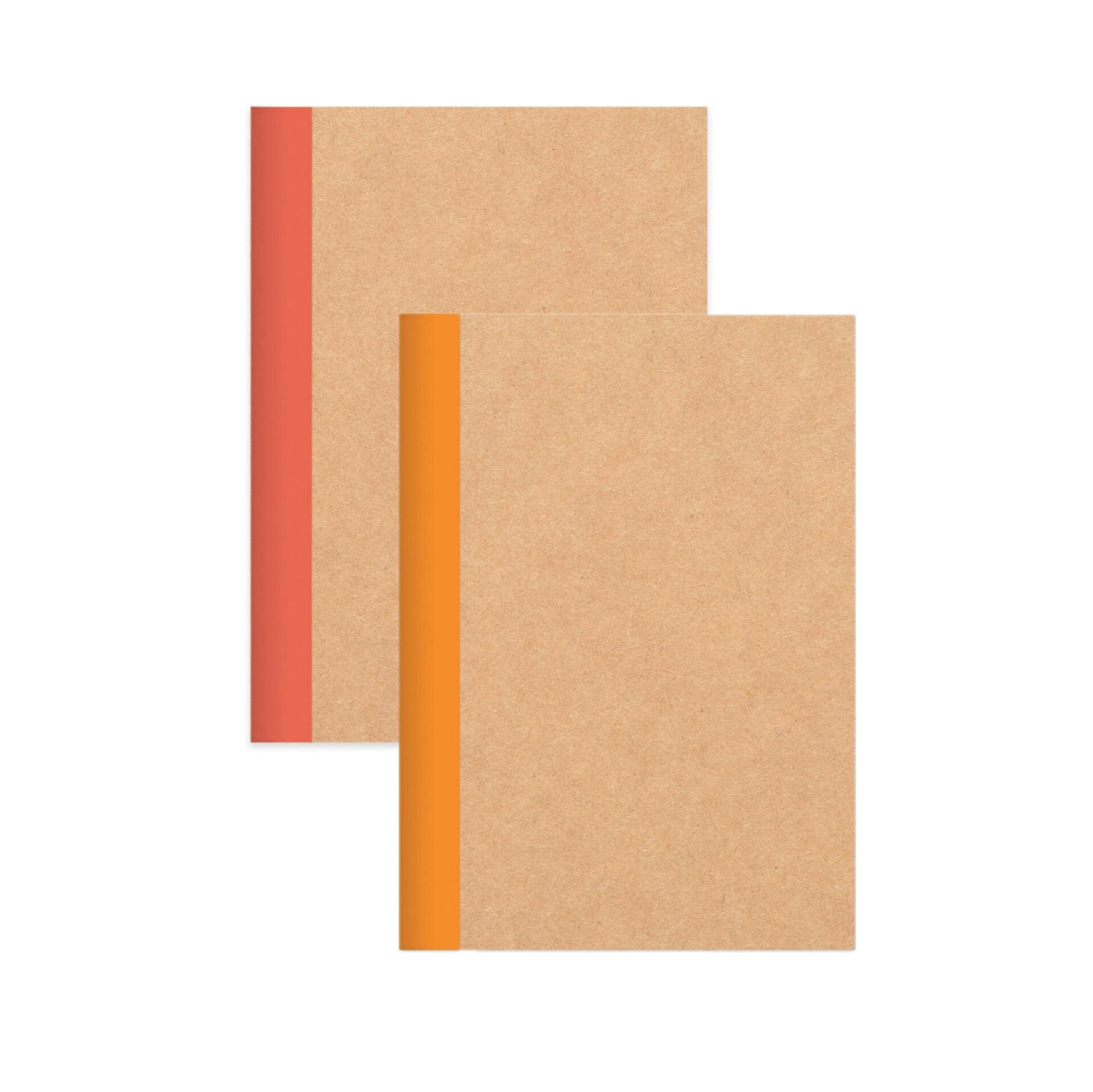 Keskin Color Kareli Stickerli Kraft Kapak 2'li Defter Set | 18,5 X 26 Cm | 50 Yaprak