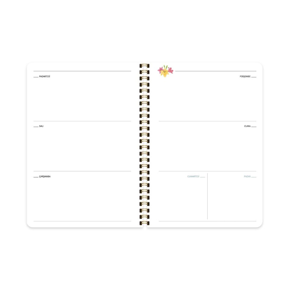 Keskin Color A5 Sert Kapak Haftalık Süresiz Ajanda