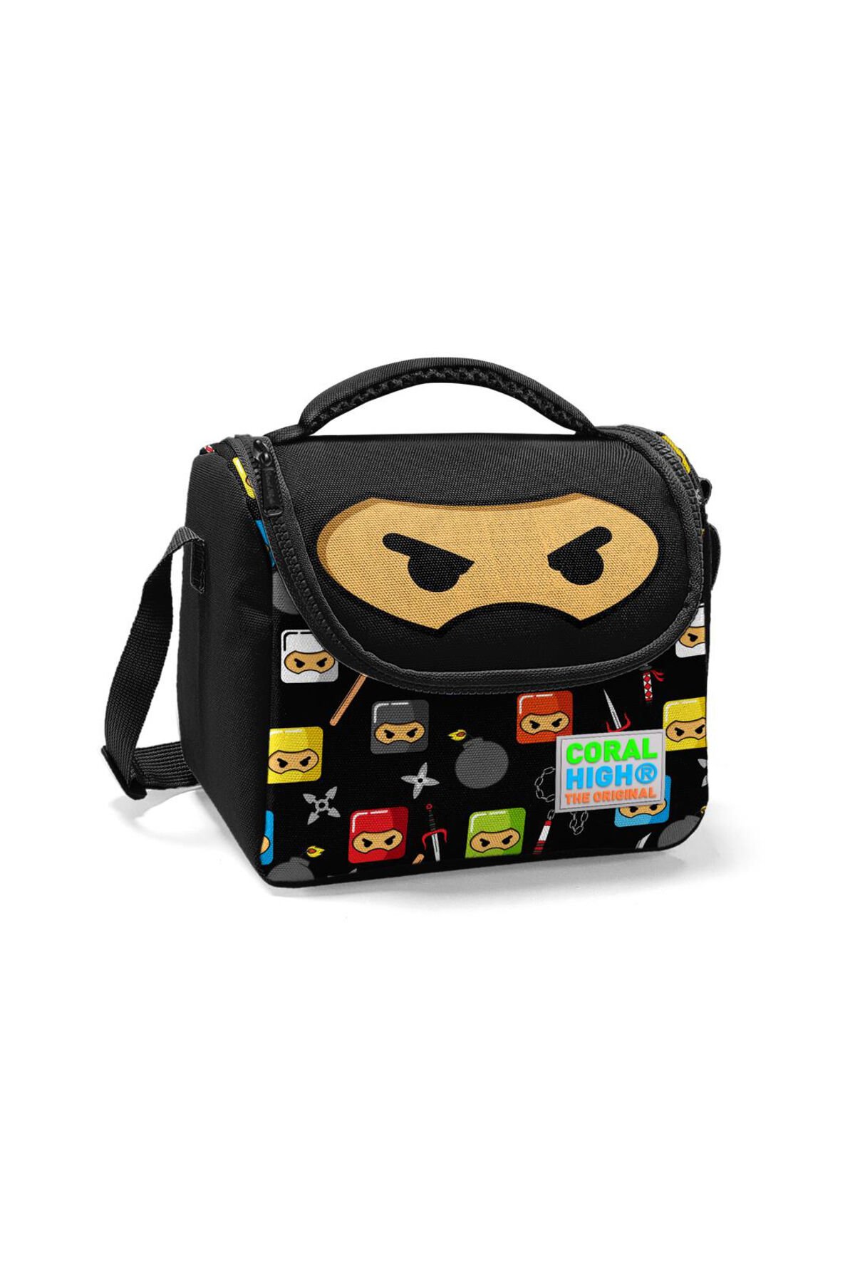 Coral High Kids Ninja Desenli Beslenme Çantası 11811 Diğer