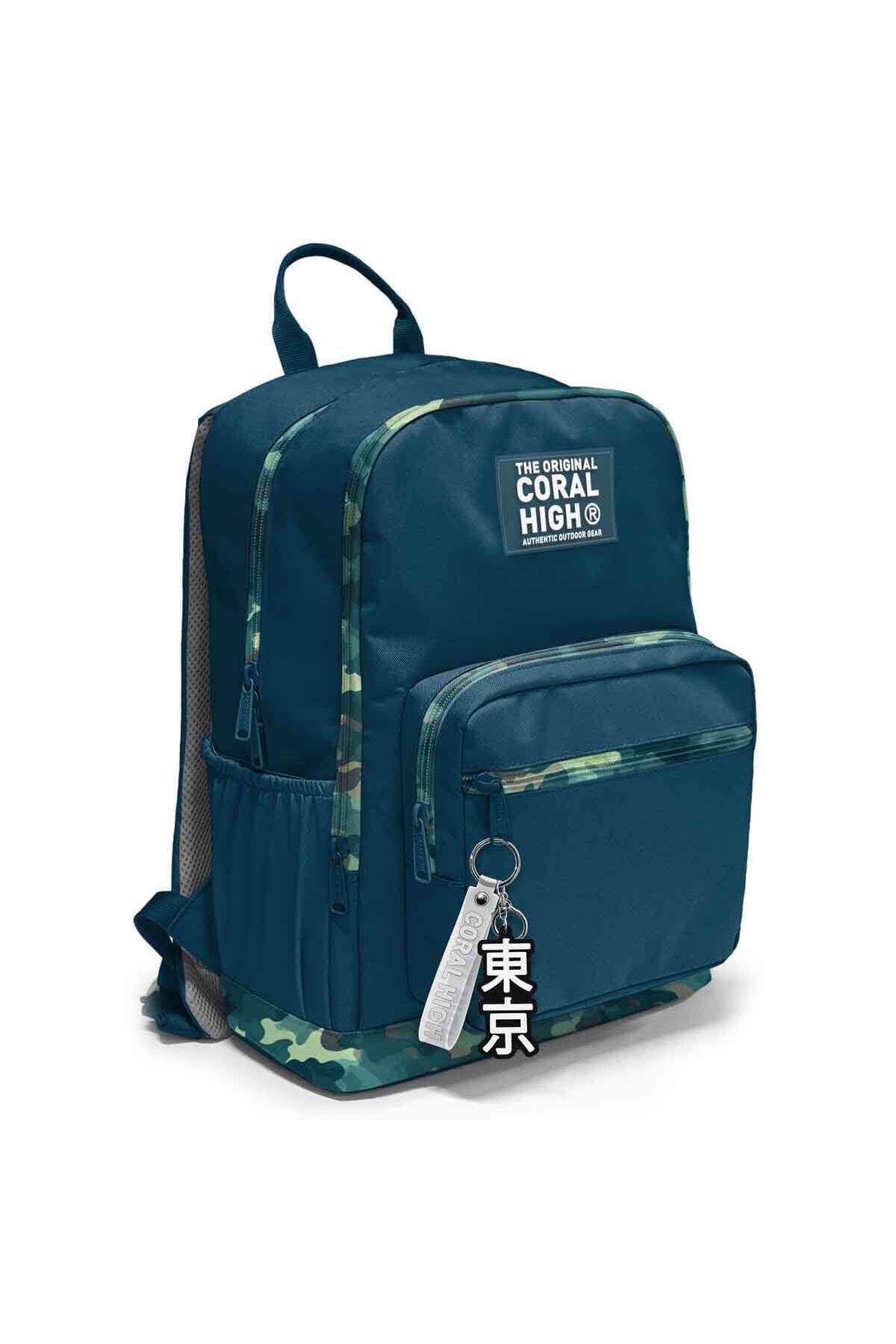 Kamuflaj Desenli Okul Çantası 23631