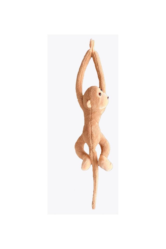 Elleri Yapışan Oyun Ve Uyku Arkadaşı Peluş Maymun Oyuncak Sarılan Maymun