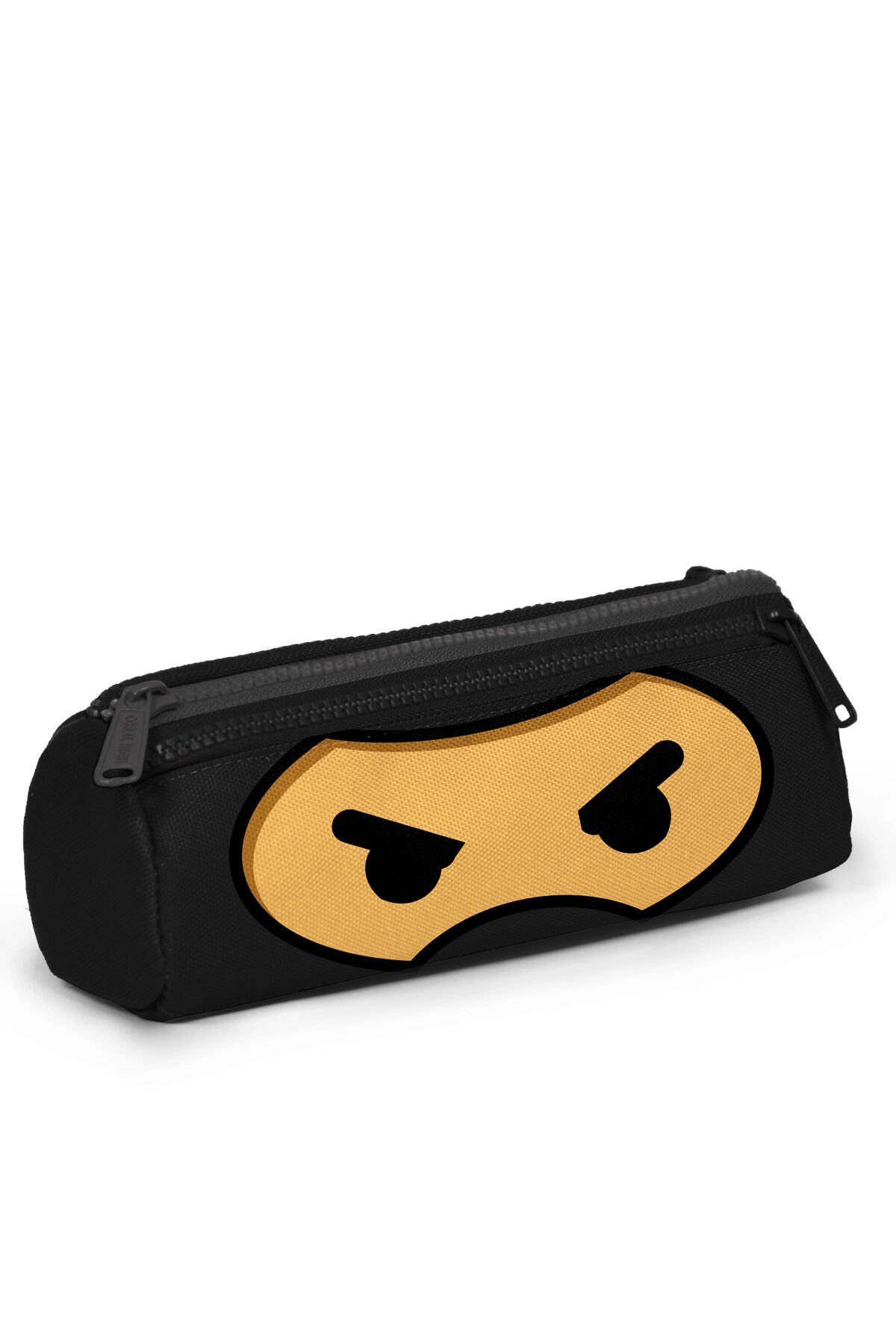 Kids Siyah Ninja Desenli Üç Bölmeli Kalem Çantası 22325