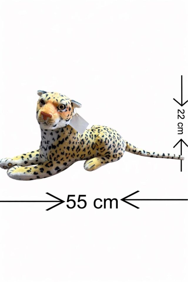 Atakids Gerçekçi Vahşi Hayvan Peluş Oyuncak – Kaplan & Leopar 55 cm