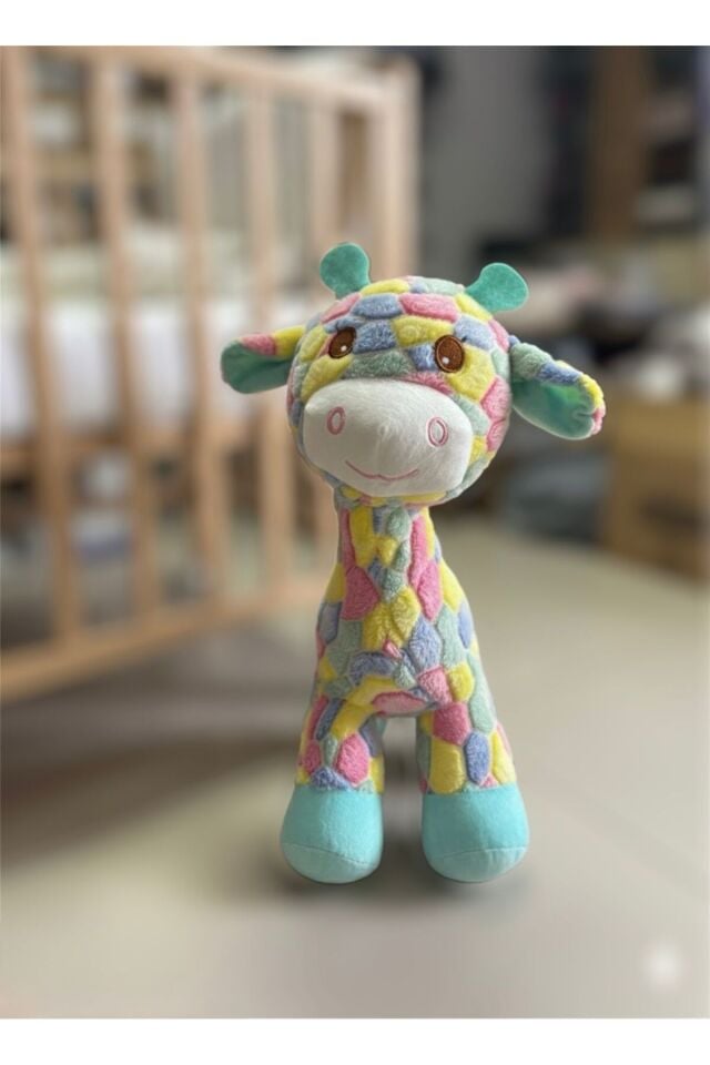 Atakids Renkli Zürafa Peluş Oyuncak