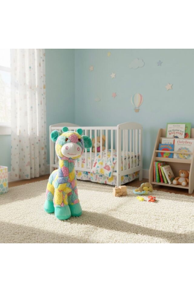 Atakids Renkli Zürafa Peluş Oyuncak