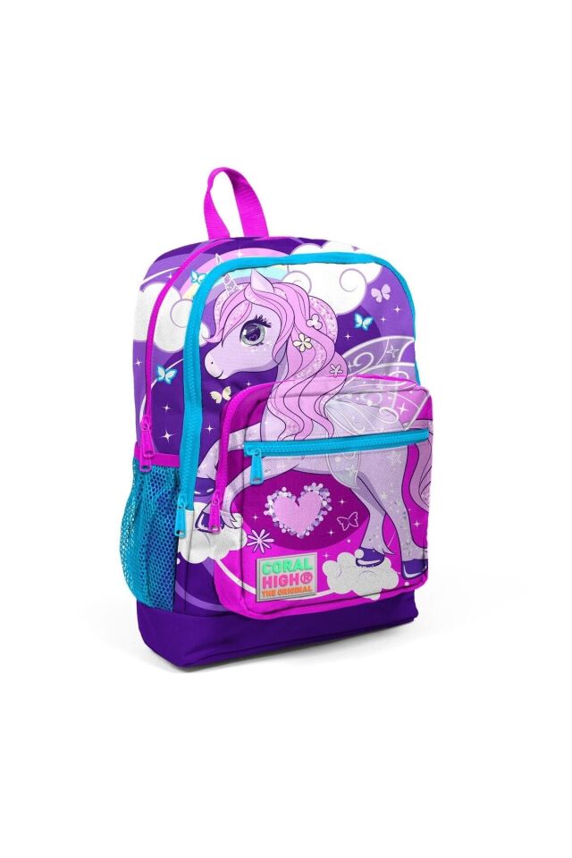 Kids Dört Bölmeli Açık Mor Pembe Ünicornlu 23708