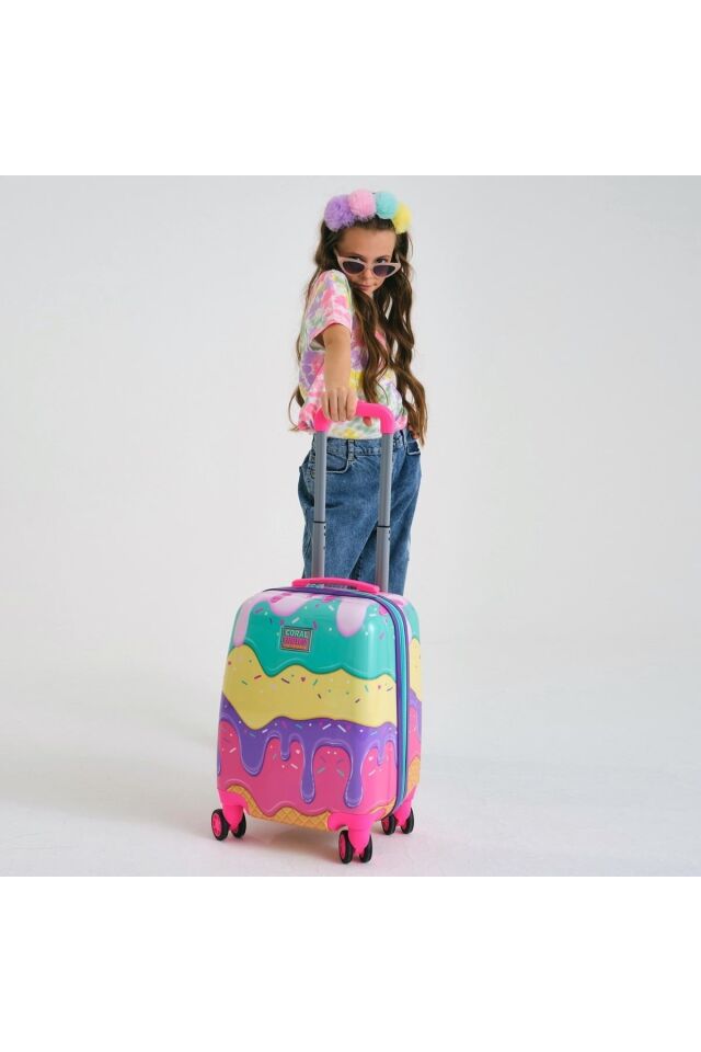 Kids Kız Çocuk Valizi Dondurma