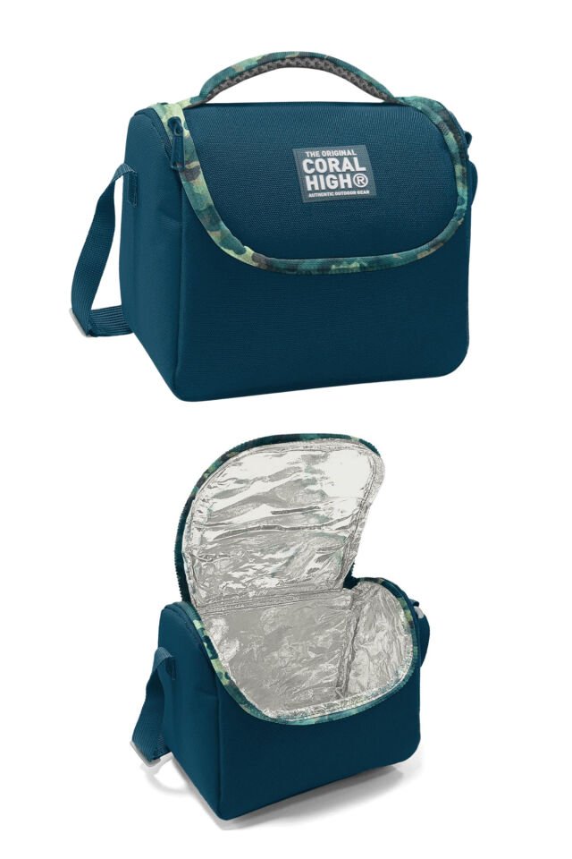 Nefti Kamuflaj Desenli Okul Sırt Çantası Beslenme Çantası Kalem Çantası 23631Set