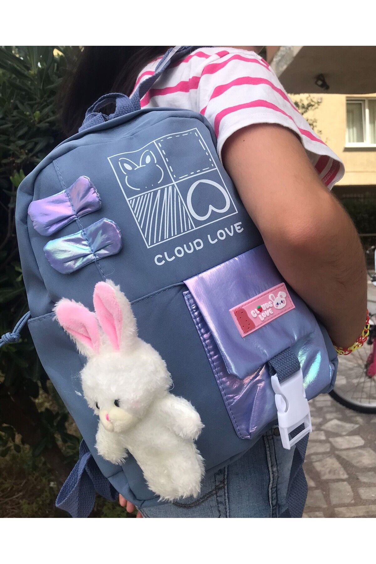 Kore Model Anaokulu Sırt Çantası Mavi̇