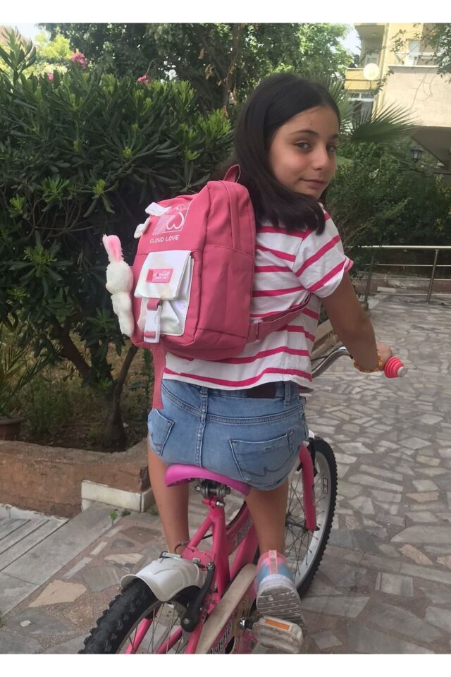 Kore Model Anaokulu Sırt Çantası Gül Kurusu