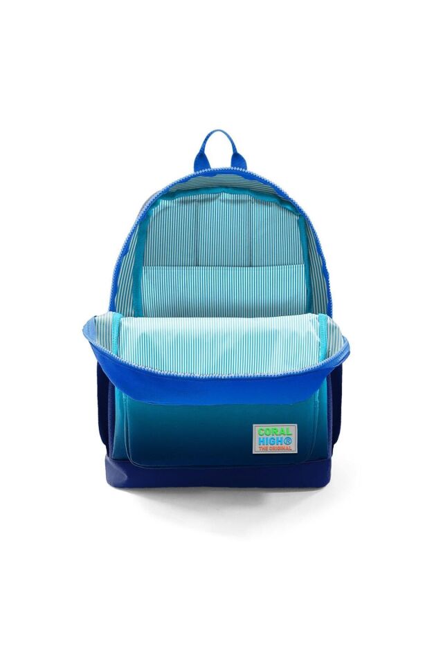 Coral High Kids Lacivert Mavi Renk Geçişli 3’lü Okul Çanta Seti