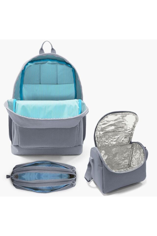 Coral High Kids 3 Lü Anime Araba Desenli Sırt Çantası Seti