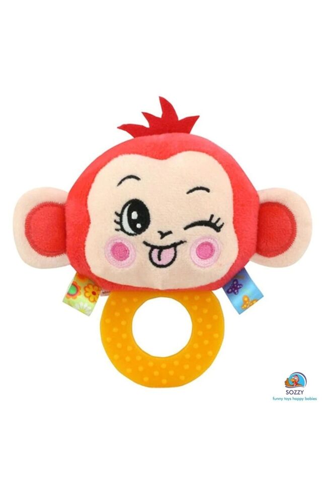 Toys Çıngıraklı Dişlik Maymunum Szy209 - Pembe