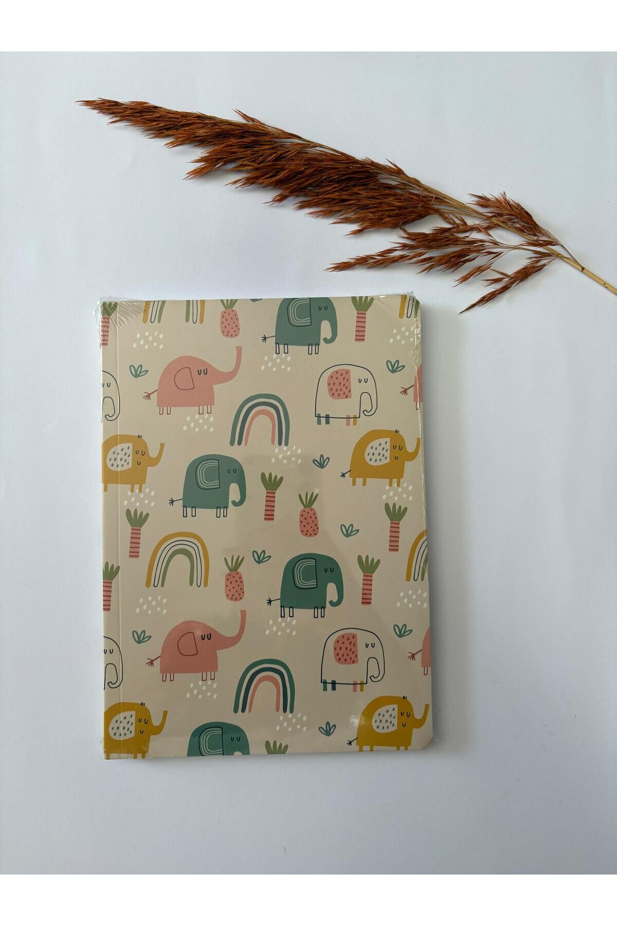 Atakids Lizy Çizgili Okul Not Defteri (15×21 cm, 80 Yaprak) Krem