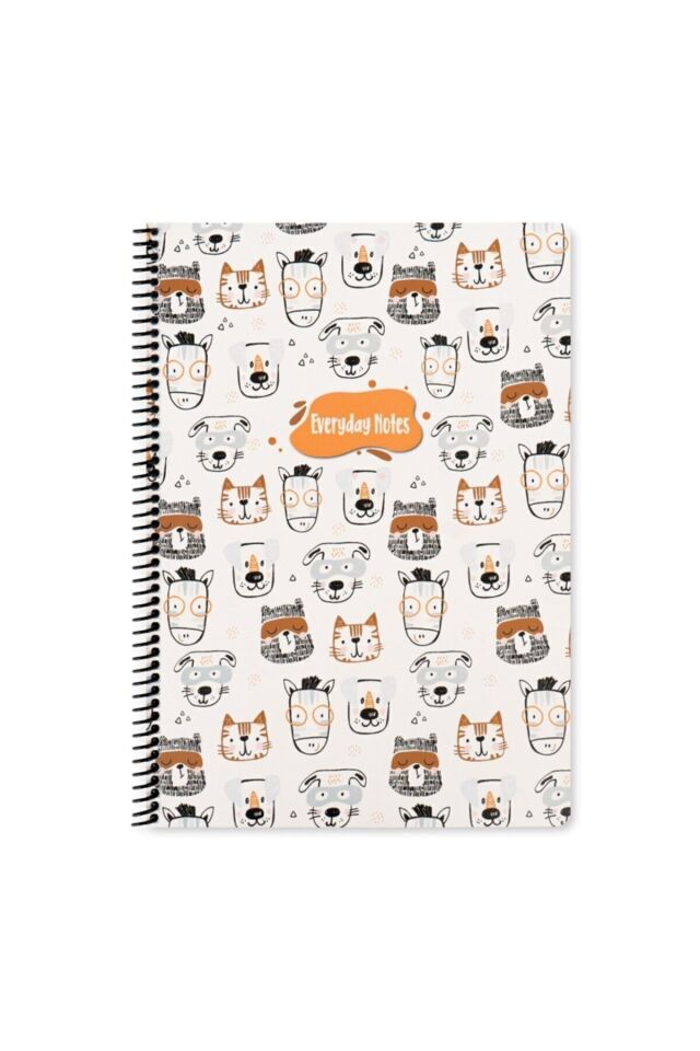 A4 Çizgili Defter Animal Friends