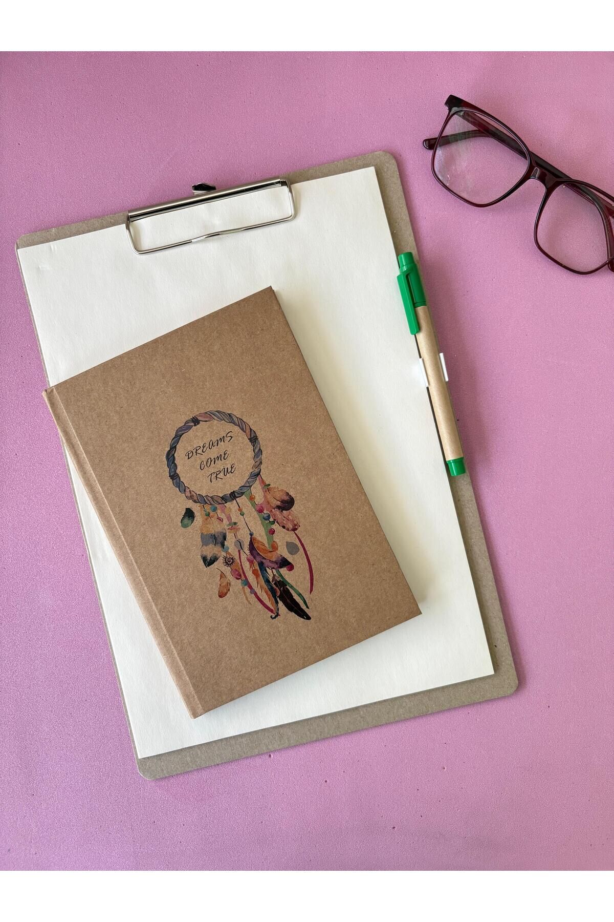 Atakids Lizy Kraft Sekrekerlik Dosyası, Kraft Defter ve Kalem Seti Sarı