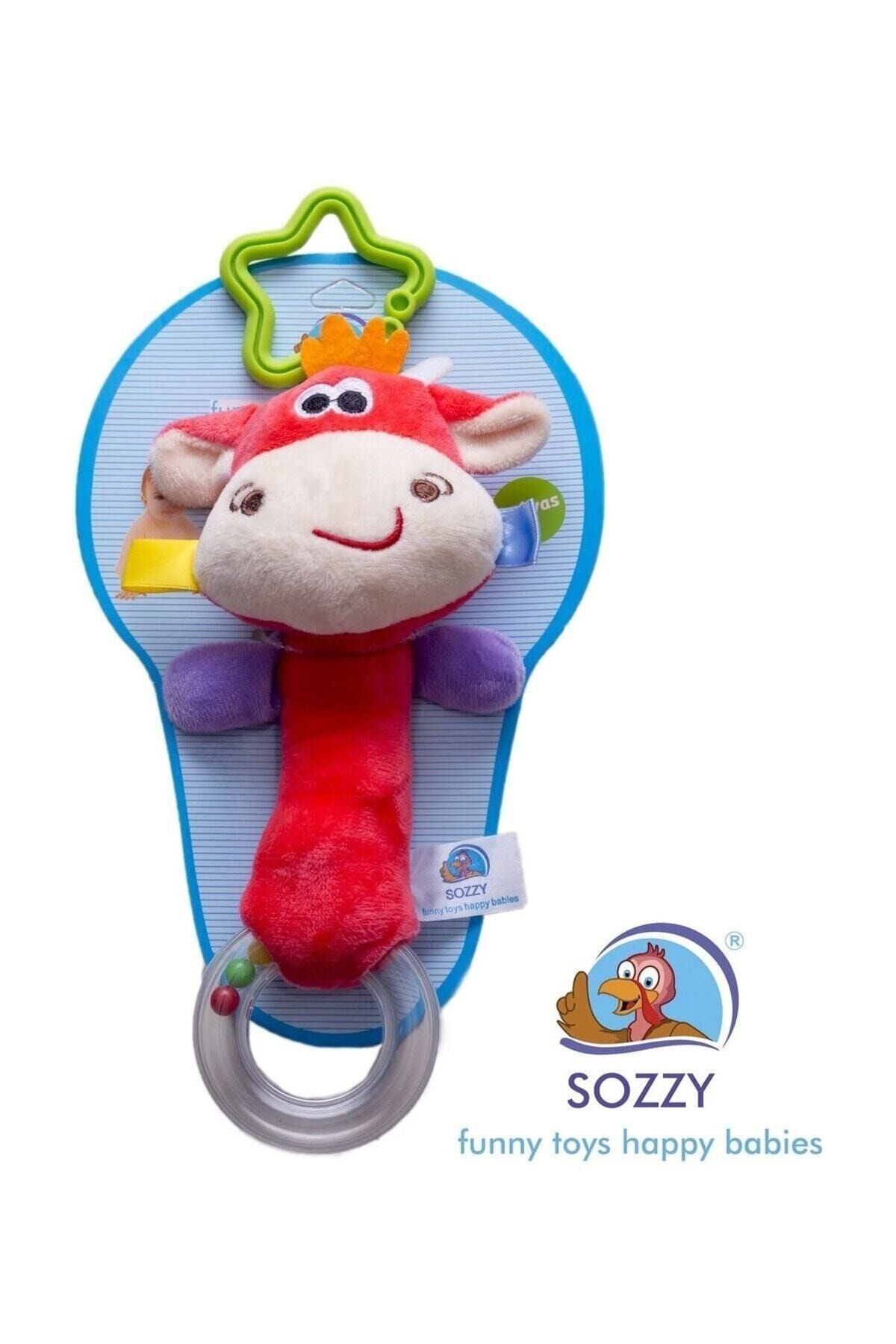 Çocuk Peluş Oyuncak Halkalı İneğim