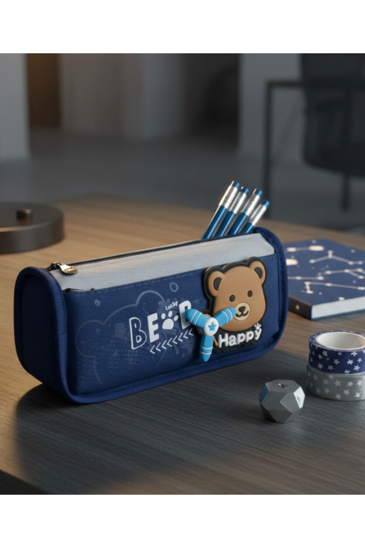 Lucky Bear Okul Kalem Çantası