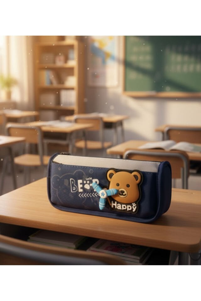 Lucky Bear Okul Kalem Çantası