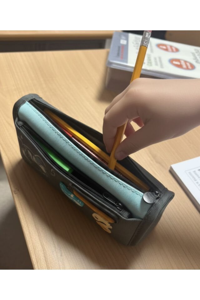 Lucky Bear Okul Kalem Çantası