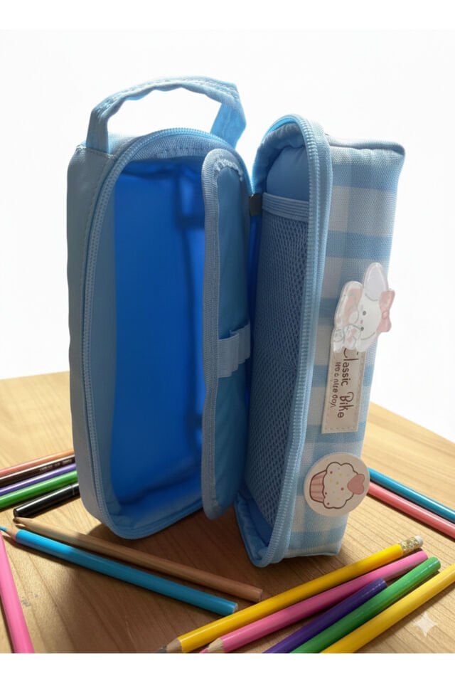 Kawaii Figürlü Büyük Kapasiteli Kalemlik