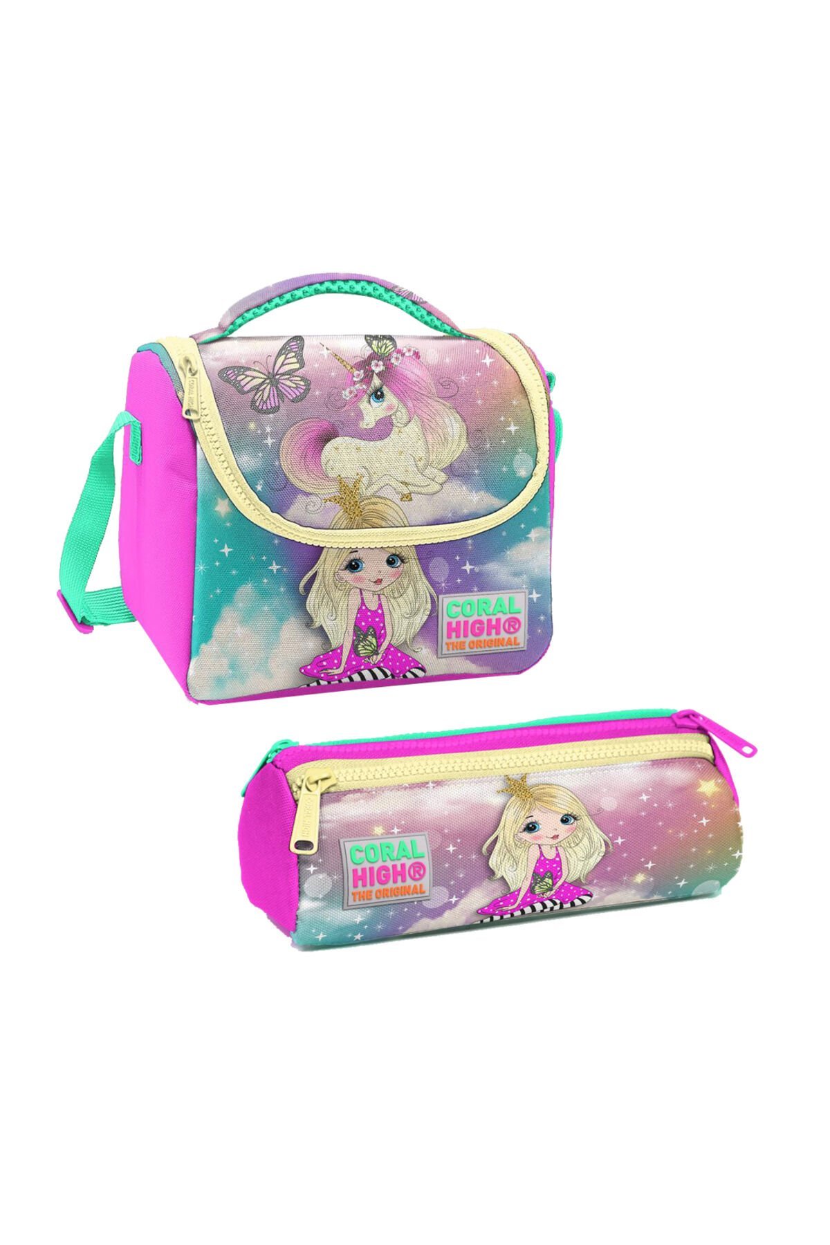 Coral High Kids Thermo Beslenme Çantası 11733 + Kalem Çantası 22033