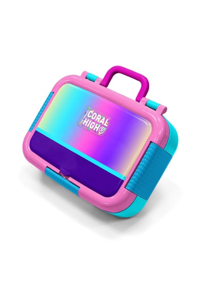 Coral High Kids Rainbow Fermuarlı Mor 5'li Okul Çanta Seti