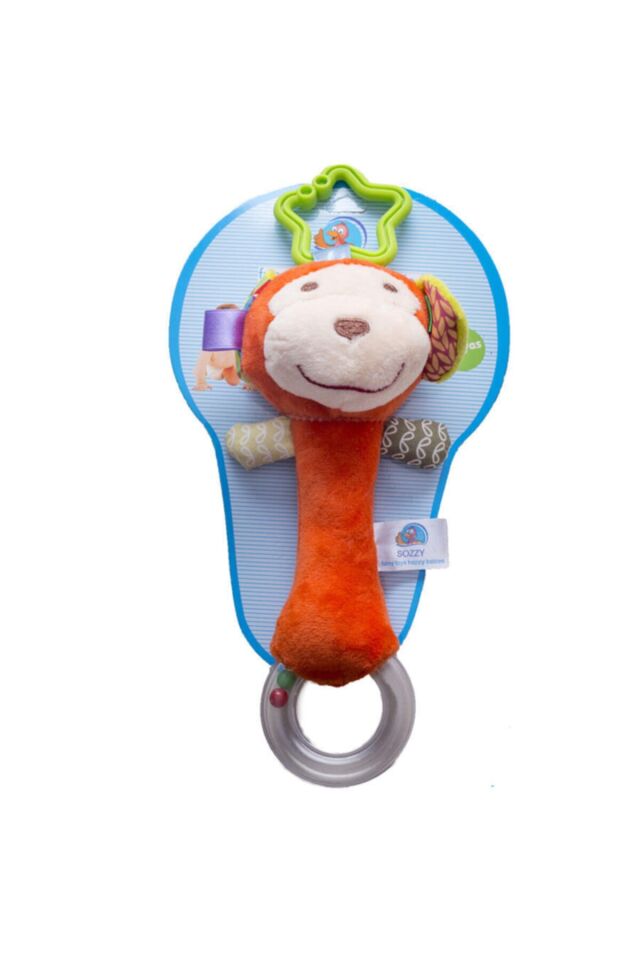 Çocuk Peluş Oyuncak Toys Halkalı Maymunum - Turuncu (No Color)