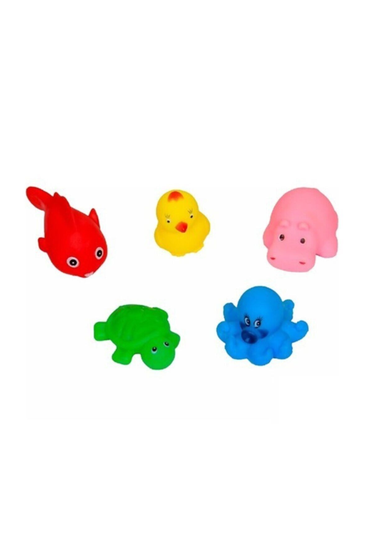Sozzy Toys Neşeli Banyo Oyuncakları Sevimli Hayvanlar 5’li Görsel