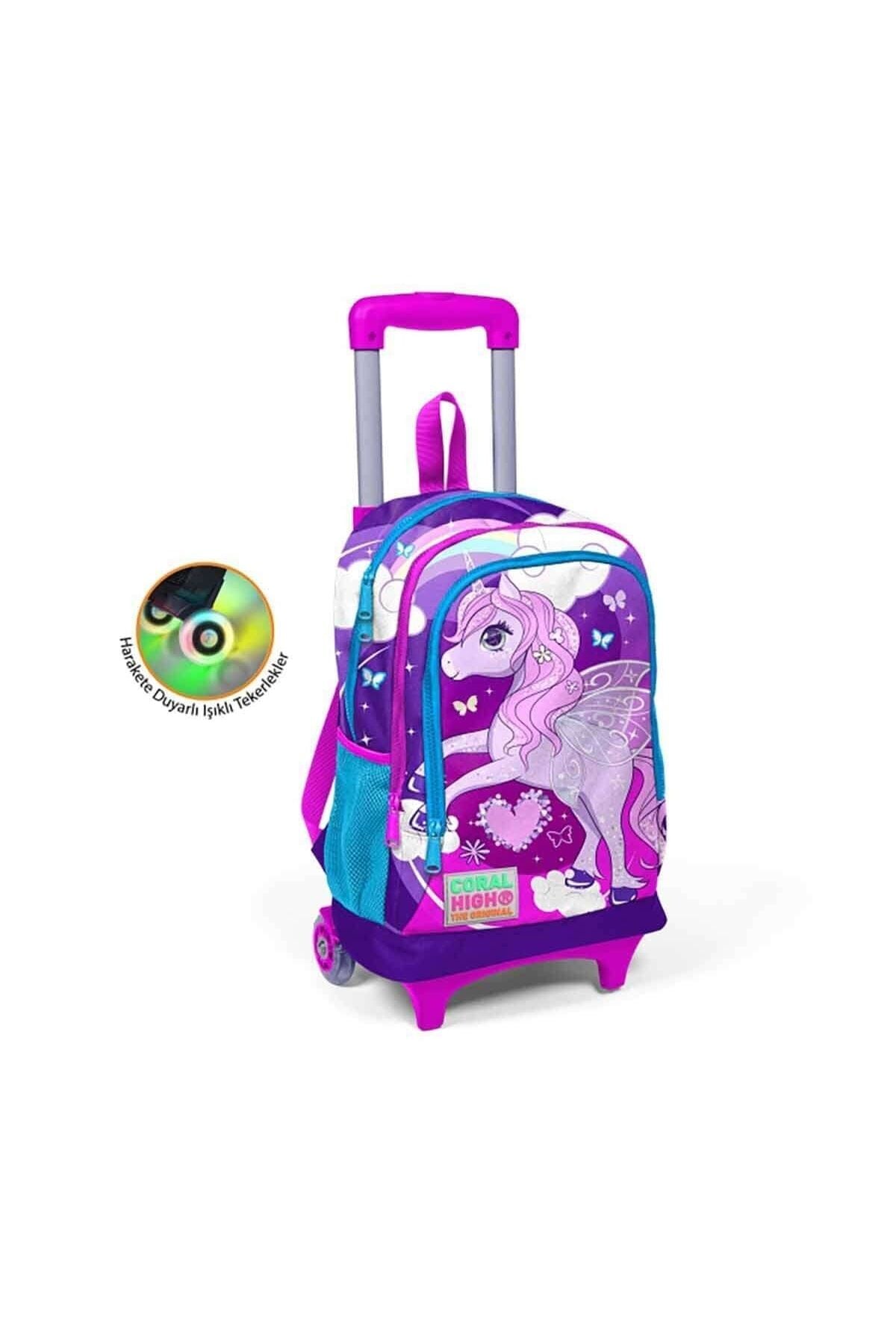Coral High Unicorn Çekçekli Okul Çantası 23908 Standart