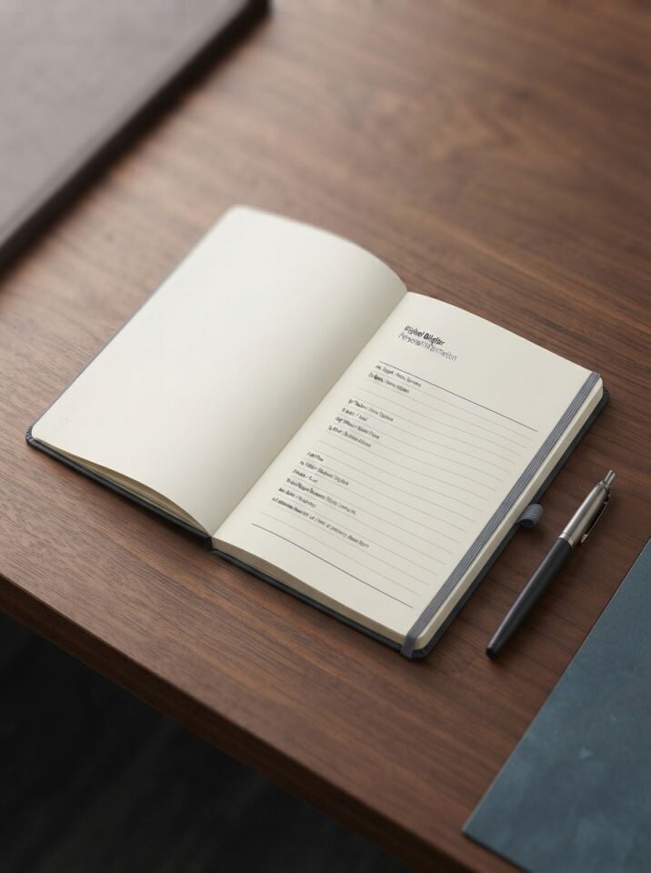 Özel Tasarım Öğretmenler Günü Hediyesi Thermo Deri Kapak Çizgili Ajanda Defter 15x21 cm