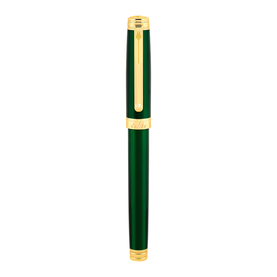 Selika Goldline Premium Roller Kalem Yeşil