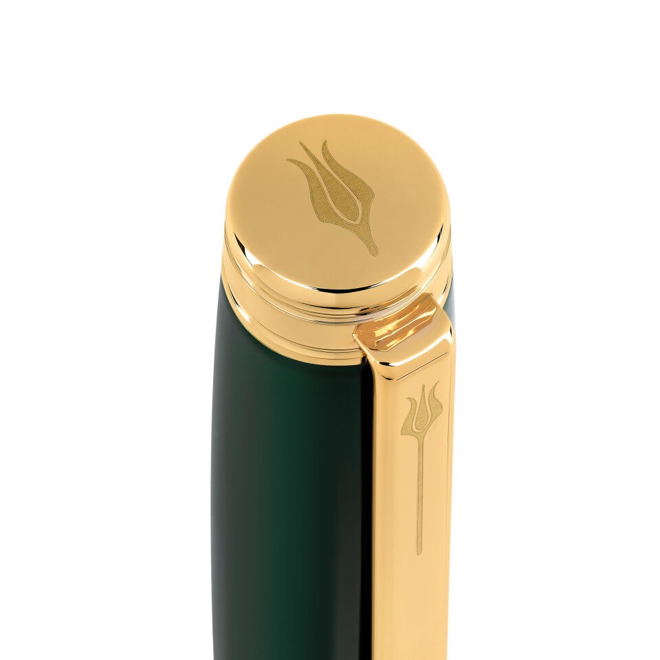 Selika Goldline Premium Roller Kalem Yeşil