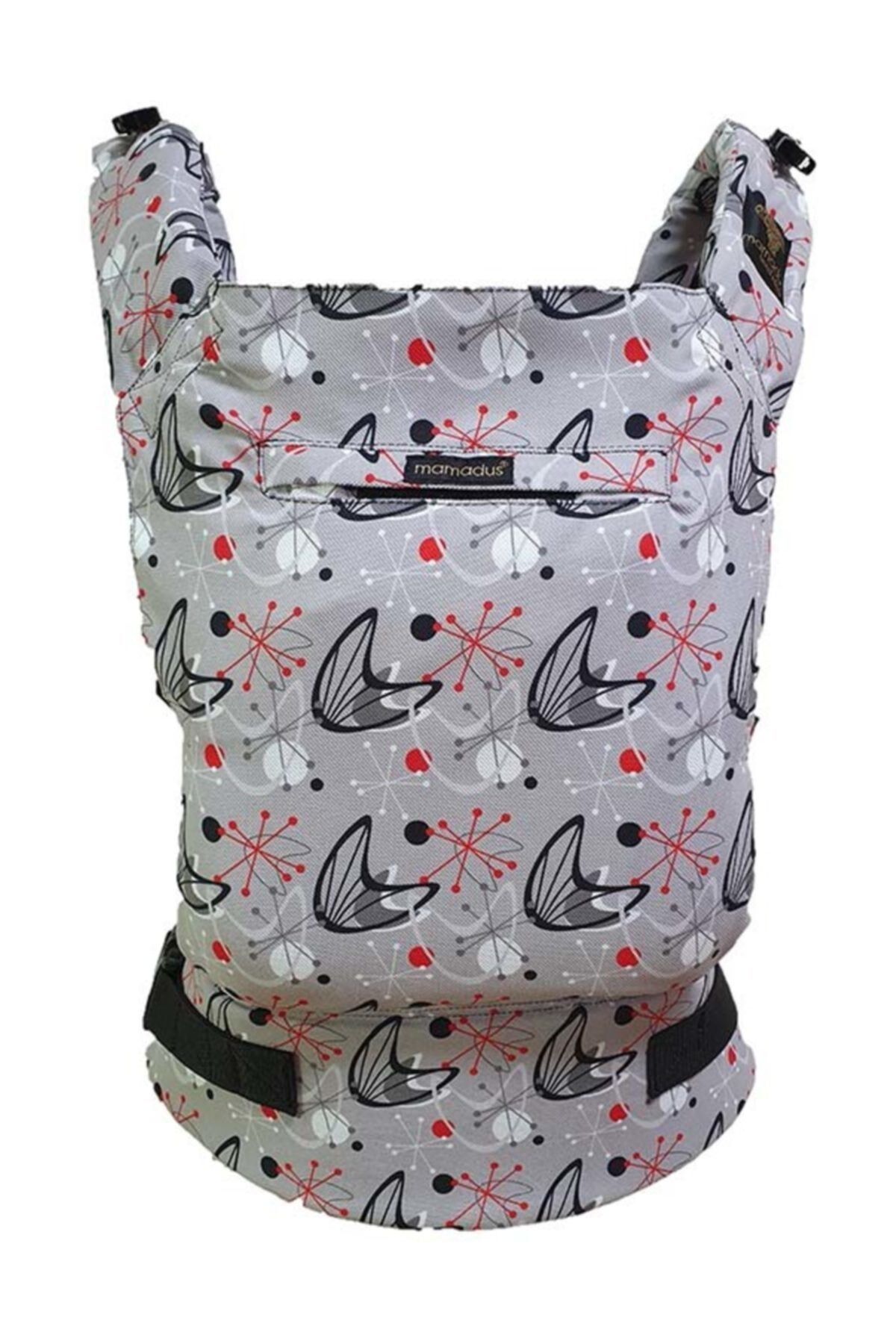 Kanguru Etnik Desen Gri