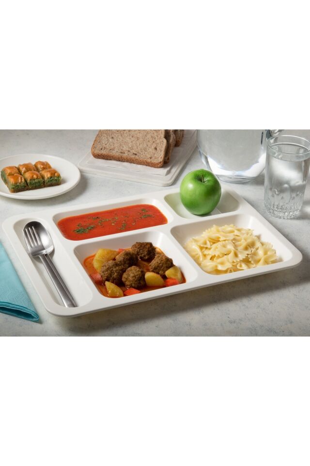 Polikarbon Kırılmaz Çocuk Tabldot (50 Adet)