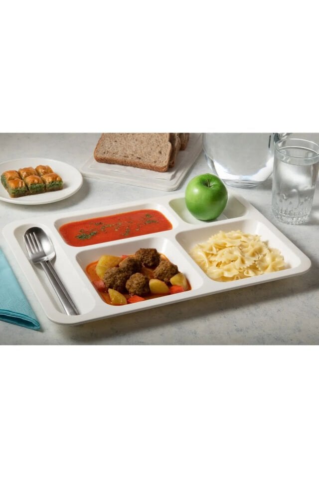 Polikarbon Kırılmaz Çocuk Tabldot (20 Adet)