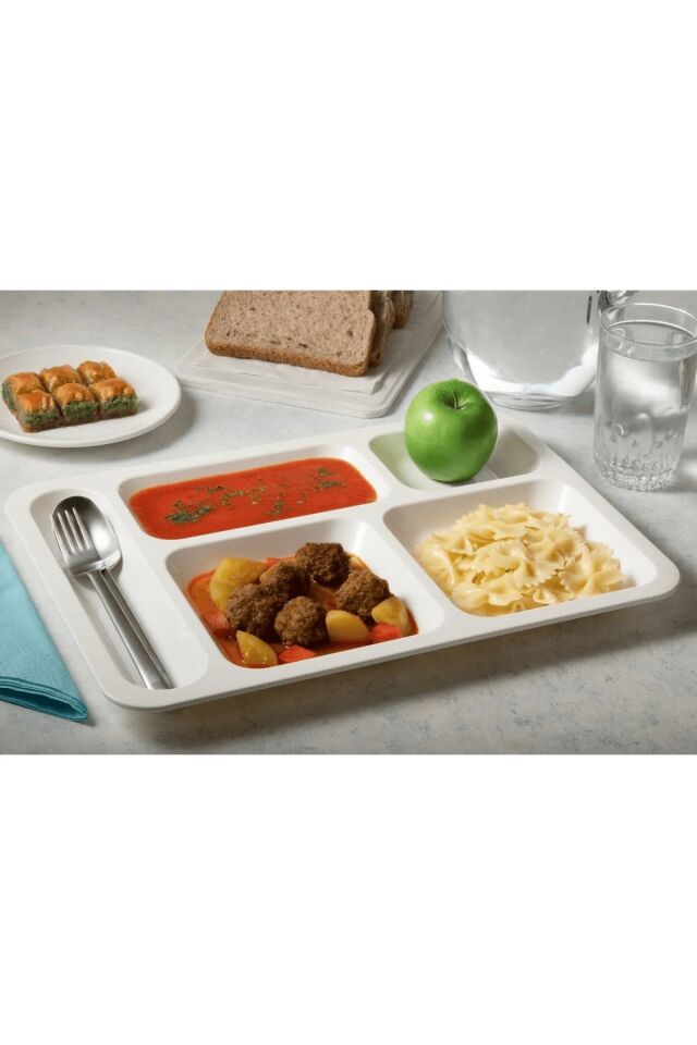 Polikarbon Kırılmaz Çocuk Tabldot (25Adet)