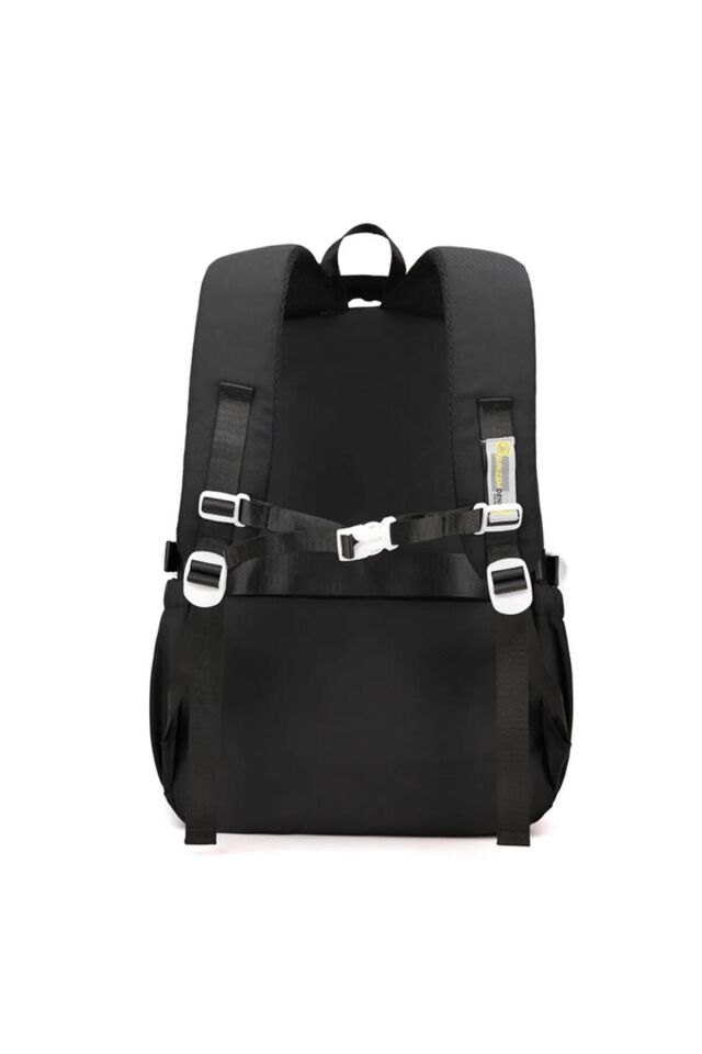 Kore Model Cute Bear Desenli Anahtarlıklı Okul ve Günlük Sırt Çantası