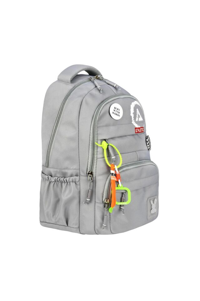 Kore Tarzı Unisex Çocuk Okul Sırt Çantası (Anahtarlık Hediyeli)