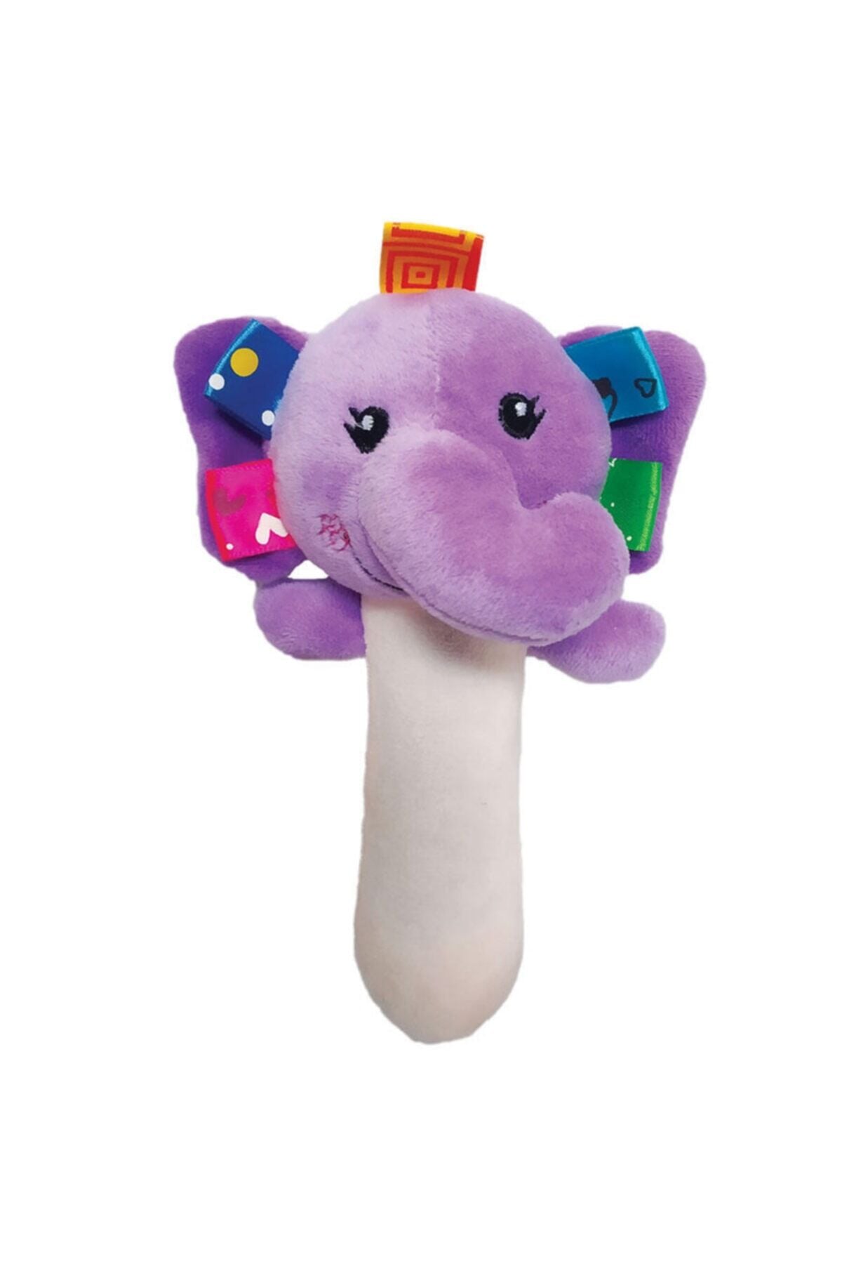 Peluş Çııngıraklı Sıksık Oyuncak Mor