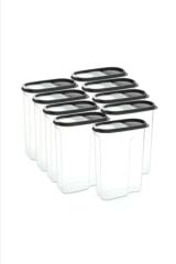 1.7 Lt Erzak Kabı 9'lu Paket Gri