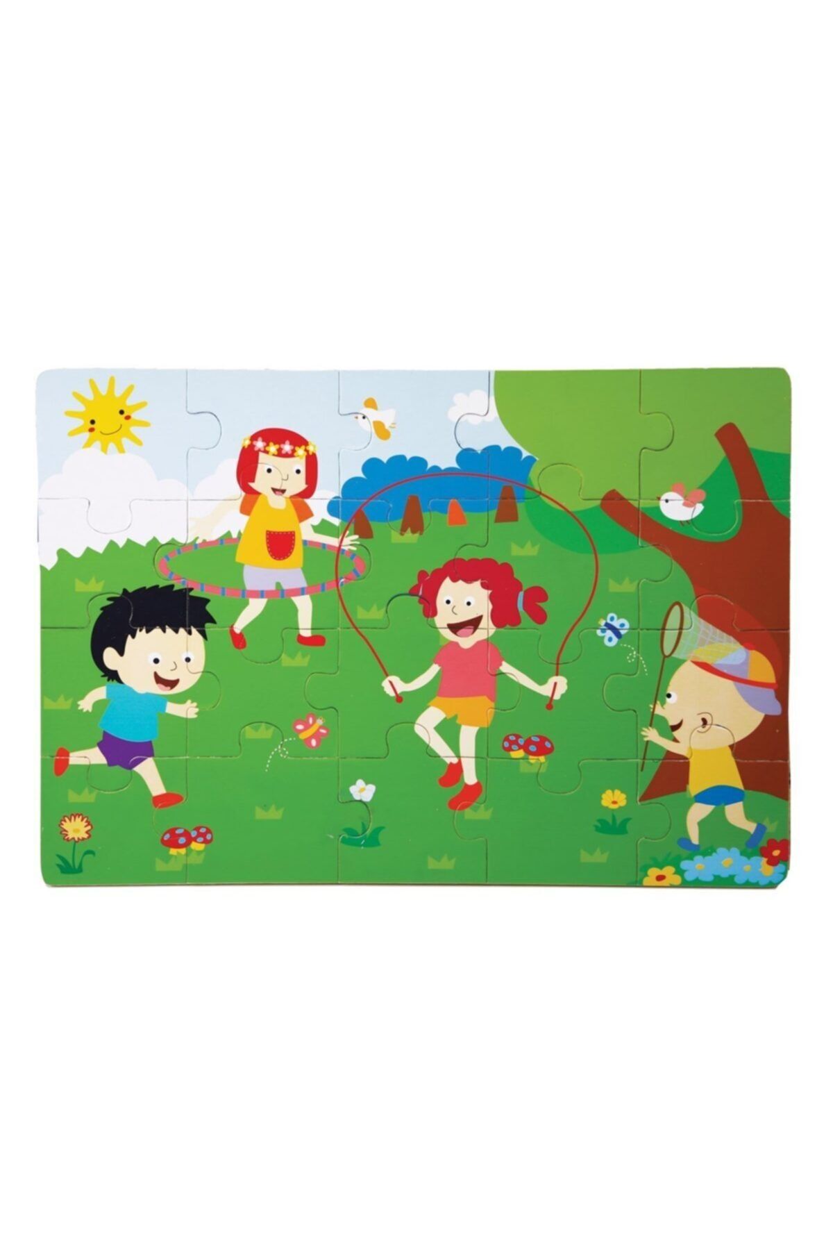 1276-cs , Ilkbahar Ahşap Yer Puzzle