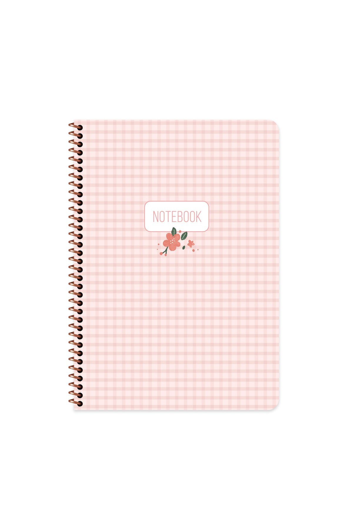 Keskin Color A4 Çizgili Stickerli Spiralli Pötikare Defter | 80 Yaprak