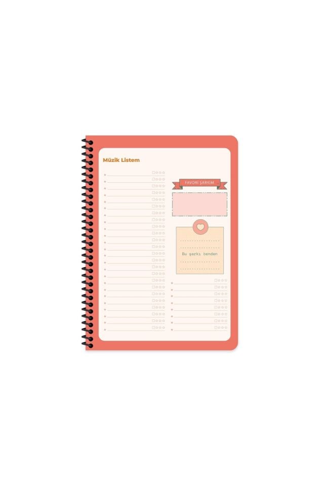 Keskin Color Spiralli Sert Kapak Süresiz Ajanda | 17 x 24 cm