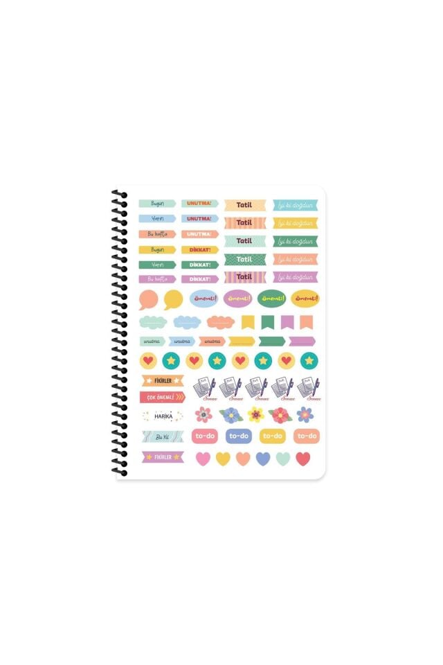 Keskin Color Spiralli Sert Kapak Süresiz Ajanda | 17 x 24 cm