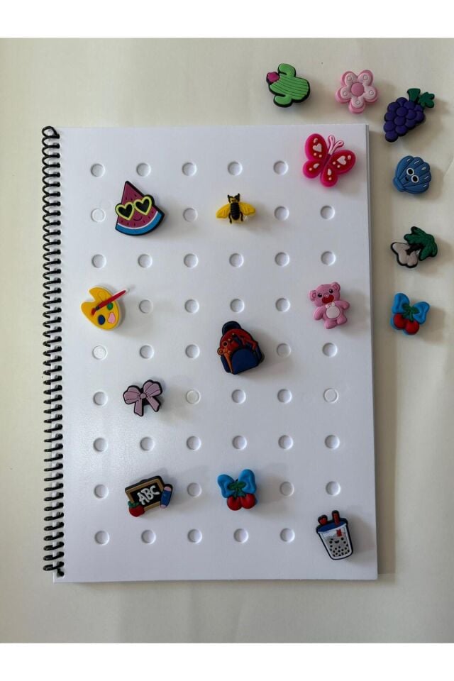 Adalinhome Charm Kapaklı A4 Spiralli Çizgili Defter (80 Yaprak)