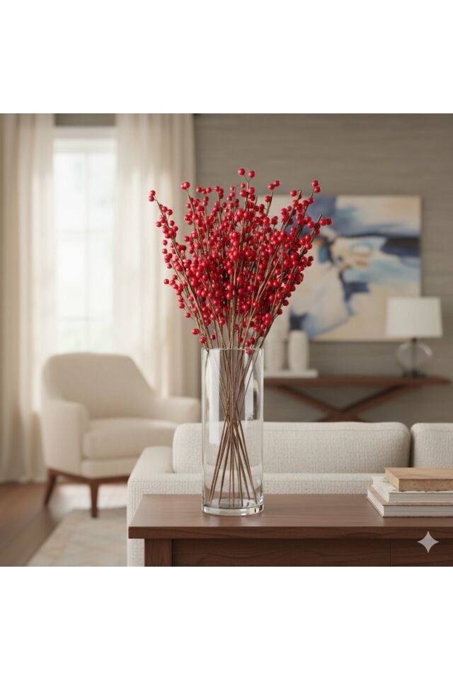 Yılbaşı Kokina Çiçeği 70 cm (5 adet)